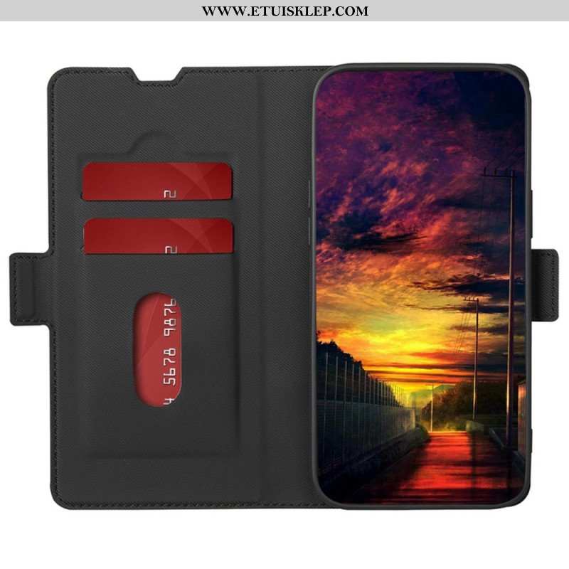 Etui Folio do Samsung Galaxy M13 Ultra Cienki Dwukolorowy